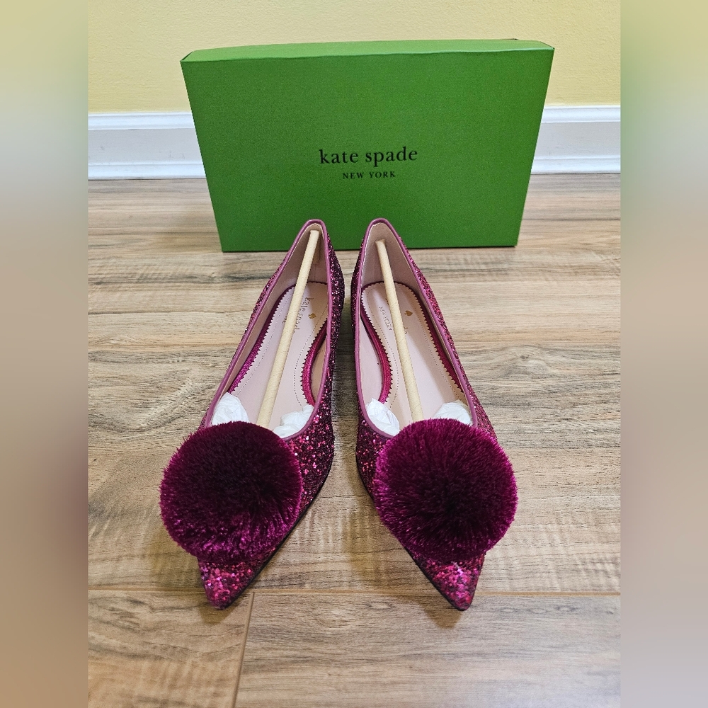 Kate Spade New York Annie Pom Pom Flat - Picture 3 of 14